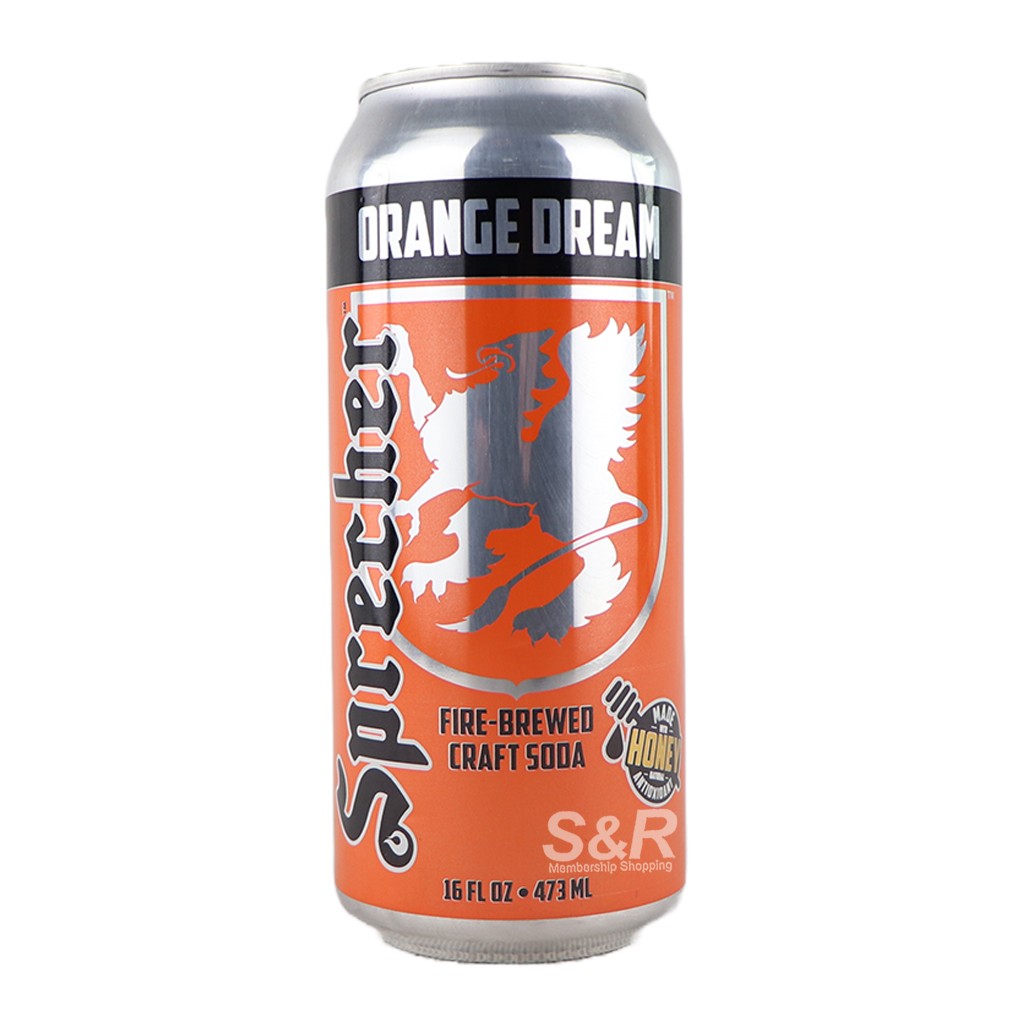 Sprecher Orange Dream Fire-Brewed Craft Soda 473mL